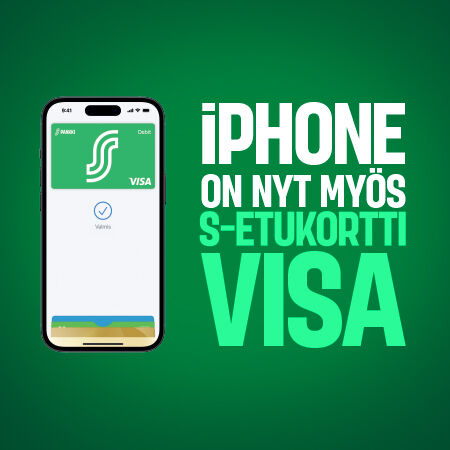 iPhone on nyt myös S-Etukortti Visa